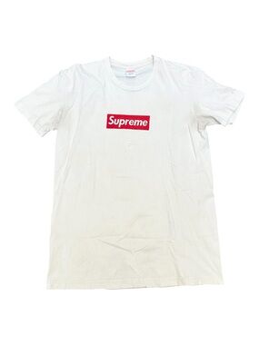 👁️ Supreme 20th Anniversary Box Logo White Graphic T-Shirt Size Large
